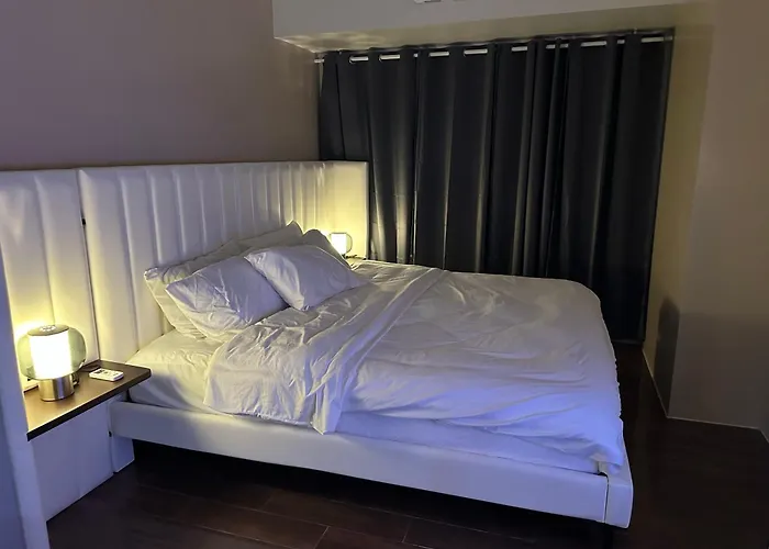King-size Bed Makati Apartment Manila